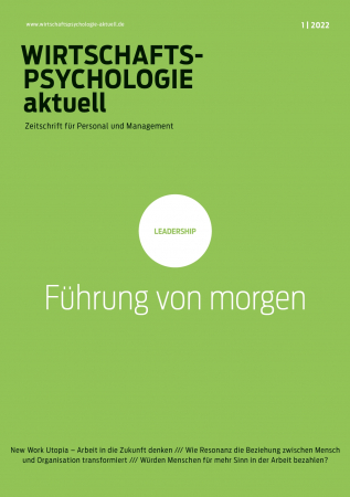 E-Paper Wirtschaftspsychologie aktuell 1/2022
